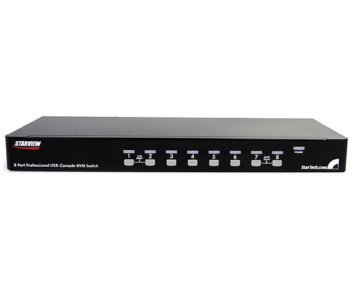 StarTech.com 8-port (1U) Rackmount USB KVM Switch with On Screen Display (OSD)