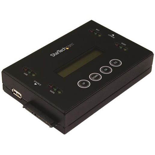 StarTech.com Drive Duplicator and Eraser for USB Flash Drives and 2.5 / 3.5 inch SATA Drives