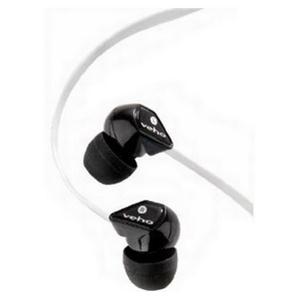 Veho Z-1 Stereo Noise Isolating Earphones (Black/White)
