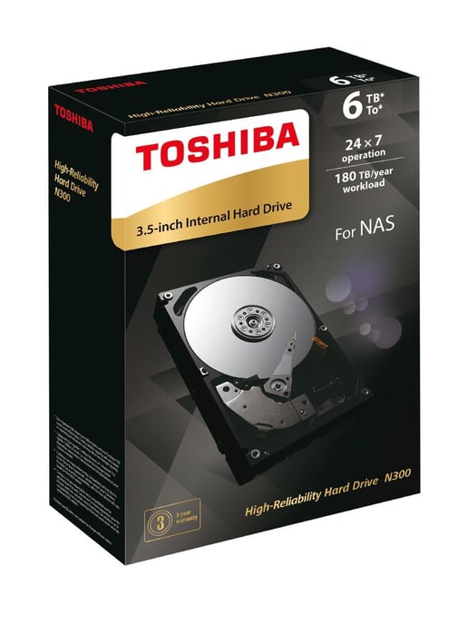 Toshiba N300 (8TB) 3.5 inch High Reliability Internal Hard Drive