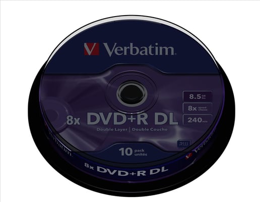 Verbatim DVD+R 8x Dual Layer