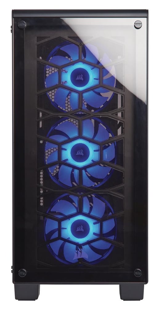 Corsair Crystal 460X RGB Mid Tower Gaming Case - Black 
