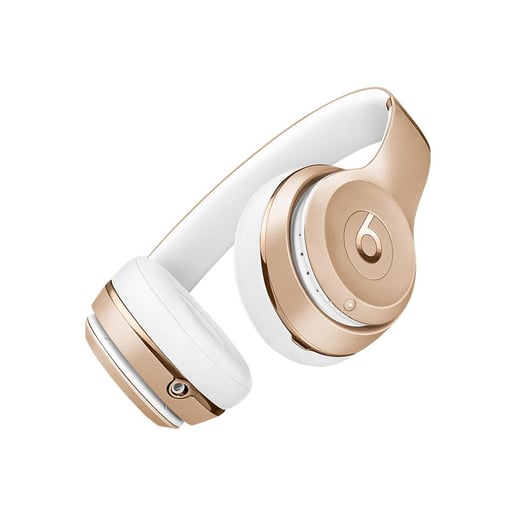 Beats Solo3 On-Ear Wireless Headphones (Gold)