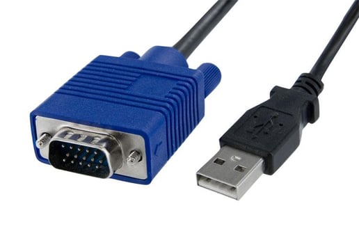StarTech.com KVM Console to USB 2.0 Portable Laptop Crash Cart Adaptor