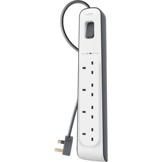 Belkin 4-outlet Surge Protection Strip with 2M Power Cord