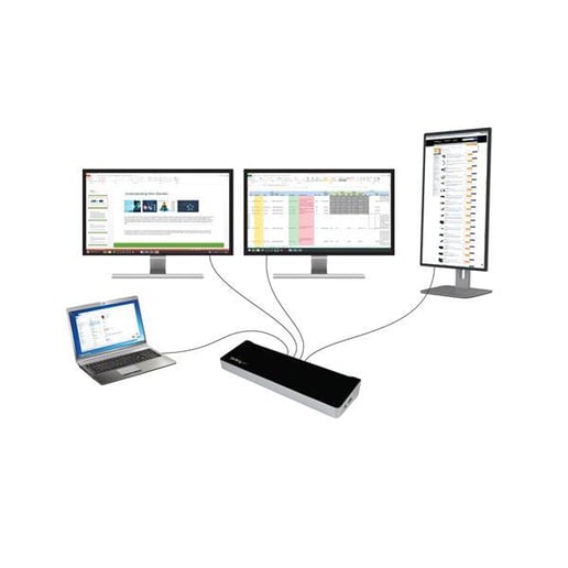 StarTech.com USB 3.0 Triple-video Docking Station for Laptops