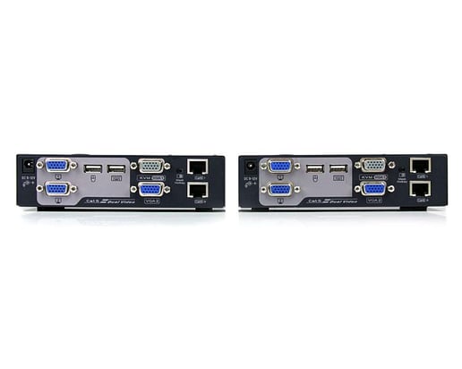StarTech.com USB Dual VGA over Cat5 KVM Console Extender 650 feet / 200m