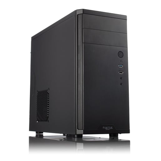Fractal Core 1100 Mid Tower Case - Black 
