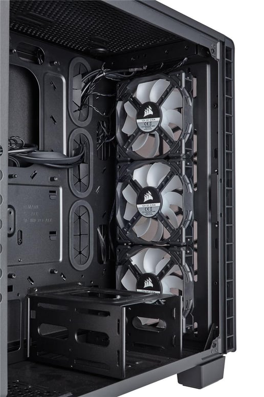 Corsair Crystal 460X RGB Mid Tower Gaming Case - Black 