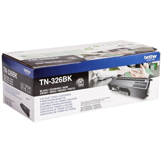 Brother TN-326BK (Yield: 4,000 Pages) Black Toner Cartridge