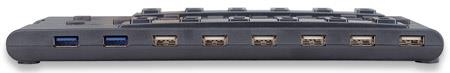 Manhattan MondoHub 28 Port USB Hub (Black)