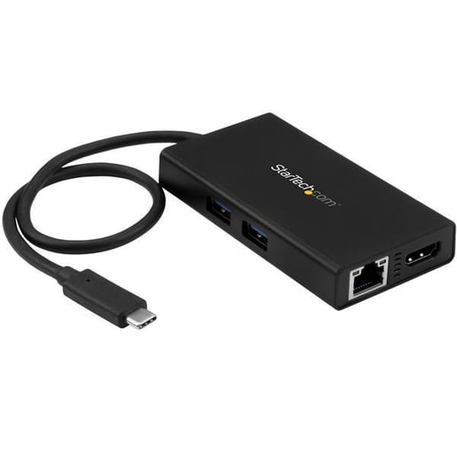 StarTech.com USB-C Multifunction Adaptor for Laptops - Power Delivery - 4K HDMI - GbE - USB 3.0