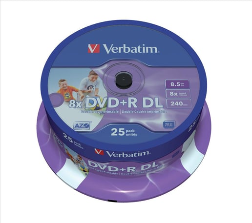 Verbatim DVD+R 8x Dual Layer Print