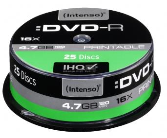 Intenso DVD-R 16x Printable 25pk Spindle