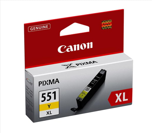 Canon CLI-551YXL (Yield: 685 Pages) High Yield Yellow Ink Cartridge