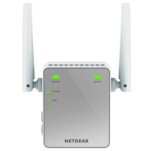 NETGEAR EX2700-100UKS 300Mbps Wi-Fi Range Extender (Wi-Fi Booster)