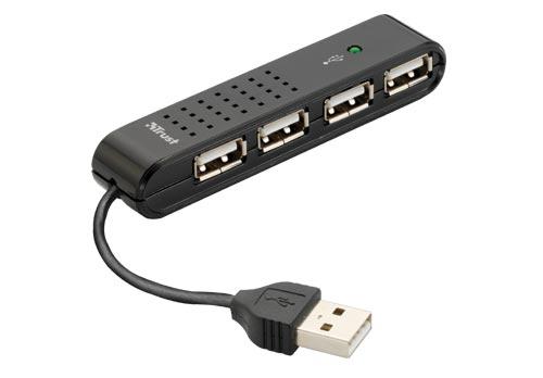 Trust HU-4440P 4 Port USB 2.0 Mini Hub