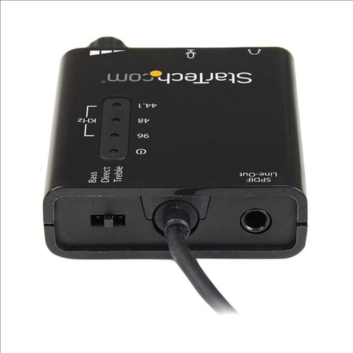 StarTech.com USB Stereo Audio Adaptor External Sound Card with SPDIF Digital Audio