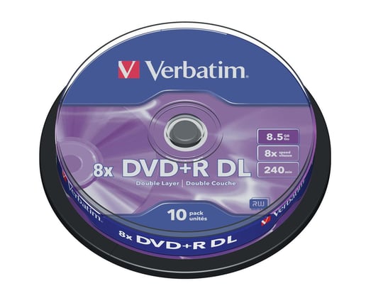 Verbatim DVD+R 8x Dual Layer