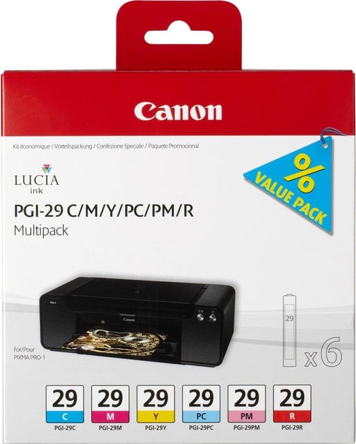 Canon PGI-29 (Colour) Ink Cartridges (Multipack)