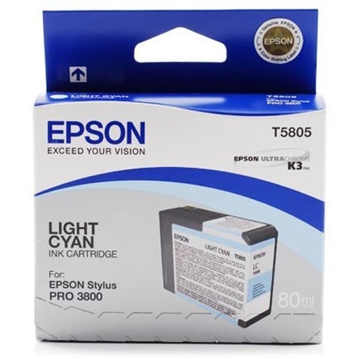 Epson UltraChrome Light-Cyan Ink Cartridge (80ml)
