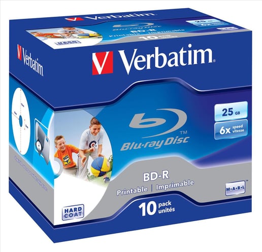 Verbatim BD-R SL 25GB 6x Printable