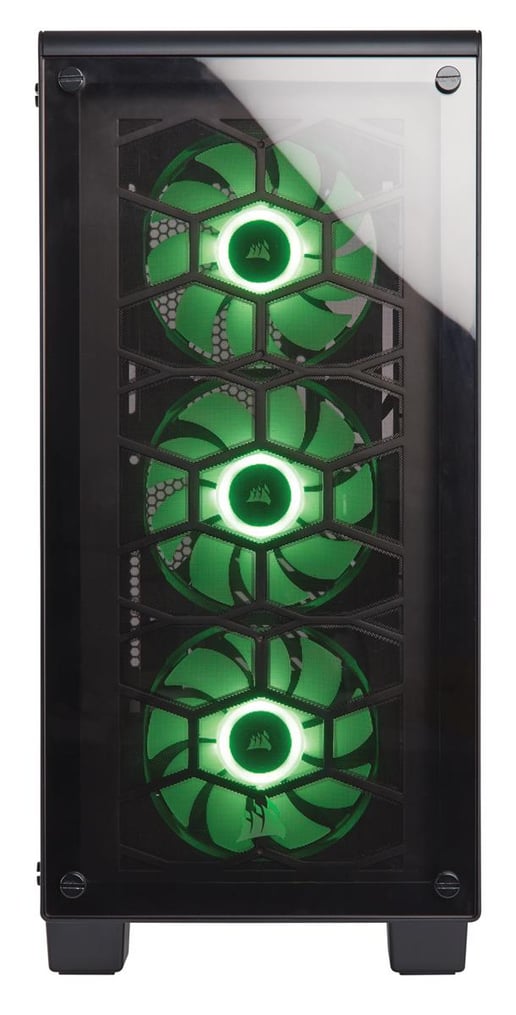 Corsair Crystal 460X RGB Mid Tower Gaming Case - Black 