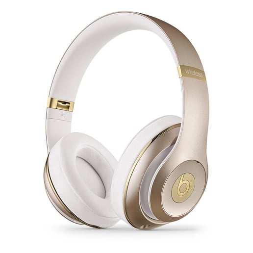 Apple Beats Studio Over-Ear Noise-Cancelling Wireless Headphones (Gold)