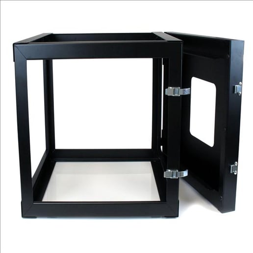 StarTech.com 12U 22 inch Depth Hinged Open Frame Wall Mount Server Rack