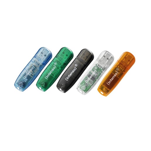 64GB Intenso Rainbow Line USB 2.0 Flash Drive