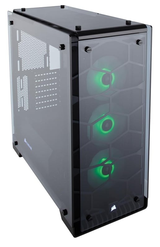 Corsair Crystal Series 570X Mid Tower Gaming Case - Black 