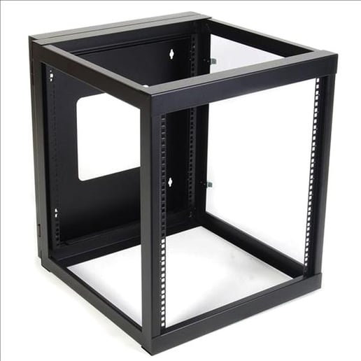 StarTech.com 12U 22 inch Depth Hinged Open Frame Wall Mount Server Rack