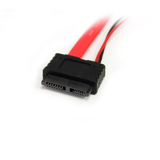 StarTech.com (20 inch) Slimline SATA to SATA with LP4 Power Cable Adaptor