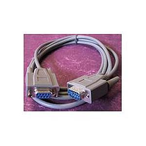 9 Way Male to 9 Way Female Serial Extension Cable (2m)