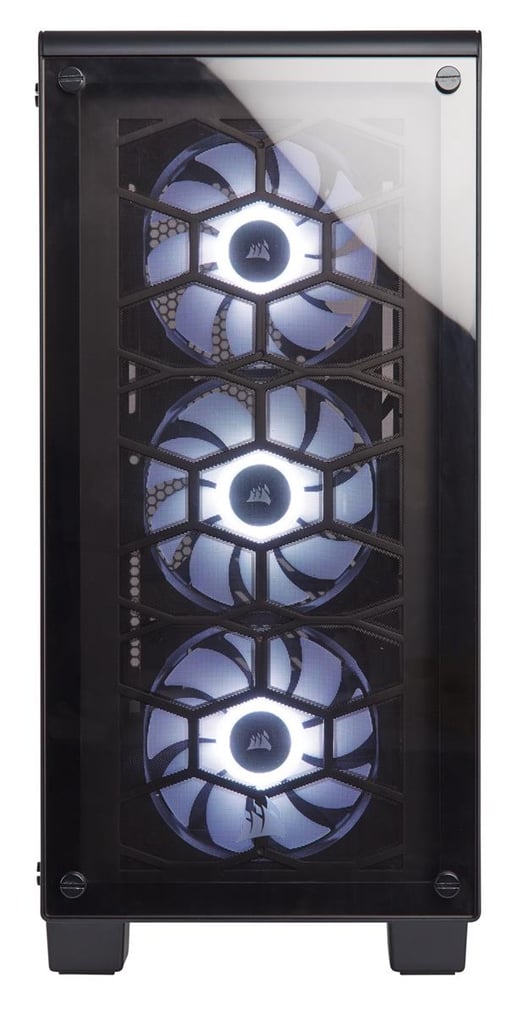 Corsair Crystal 460X RGB Mid Tower Gaming Case - Black 
