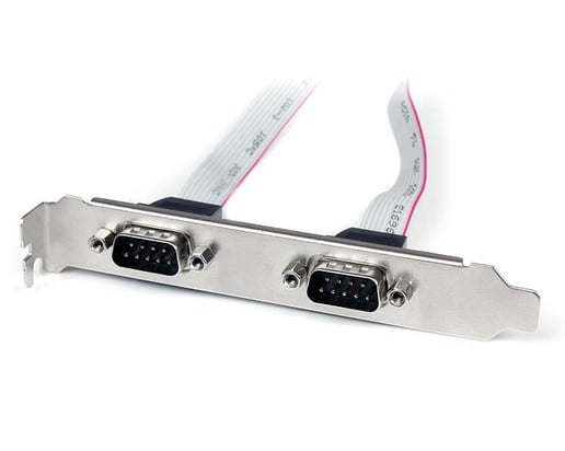 StarTech.com 2 Port 16 inch DB9 Serial Port Bracket to 10 Pin Header