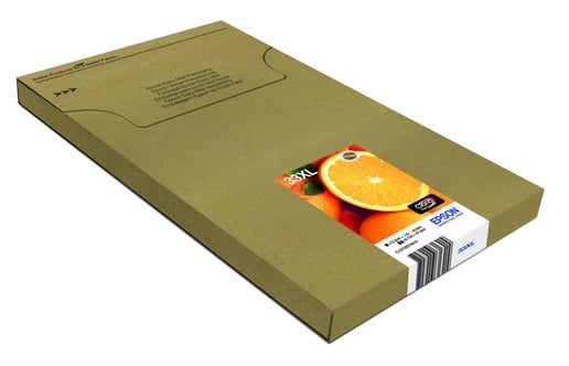 Epson Oranges 33XL (Black 12.2 ml + Photo Black 8.1 ml + Cyan, Magenta, Yellow 8.9 ml) Claria Premium Multipack Ink Cartridges EasyMail Pack for Expression Premium XP-530/XP-630/XP-635/XP-830 Printers