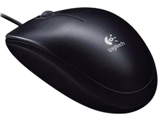 Logitech B100 Optical USB Mouse (Black)
