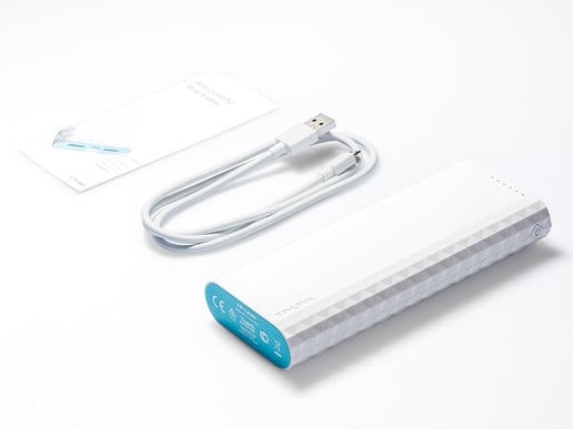 TP-LINK PB15600 Ally Series 15600mAh High Capacity Power Bank (White)