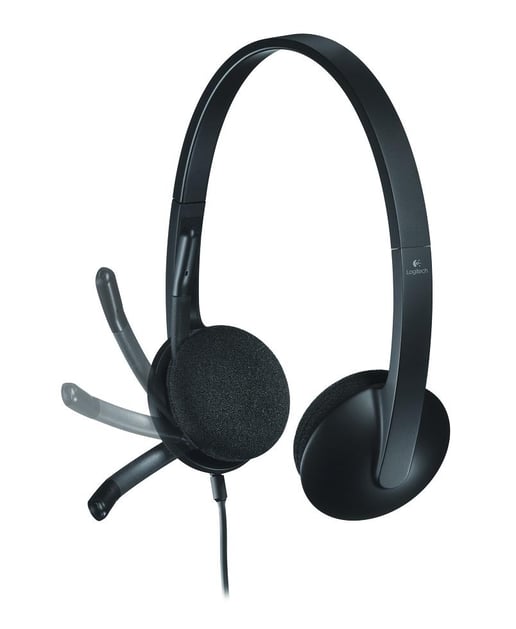 Logitech H340 Lightweight USB Headset with Noise-Cancelling Microphone