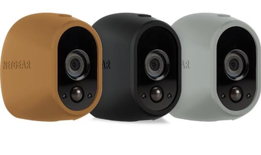 Netgear Arlo Camera Replaceable Multi-Colored Silicone Skins (Black,Brown,Gray)