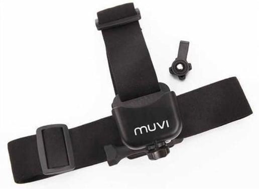 Veho VCC-A014-HM Rubberised Helmet Mount (Black) for Muvi HD Camcorder