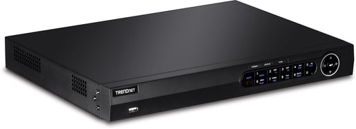 TRENDnet TV-NVR208 8-Channel 1080p HD PoE Network Video Recorder Black (V1.0R)