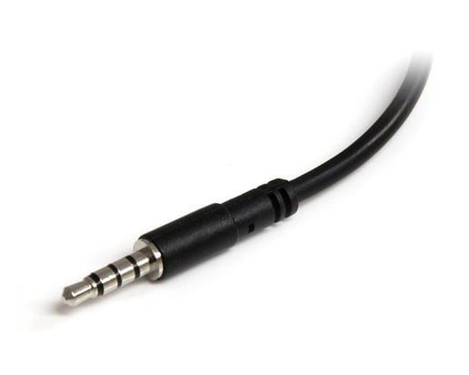 StarTech.com 3.5mm 4-pin to 2 x 3-pin 3.5mm Headset Adaptor - M/F