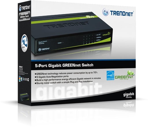 TRENDnet TEG-S50g 5-Port Gigabit Desktop Switch 