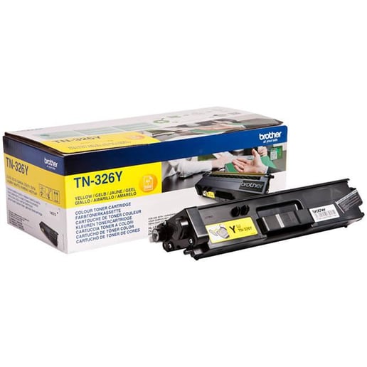 Brother TN-326Y (Yield: 3,500 Pages) Yellow Toner Cartridge