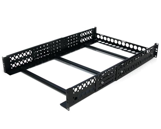StarTech.com 2U Fixed 19 inch Adjustable Depth Universal Server Rack Rails