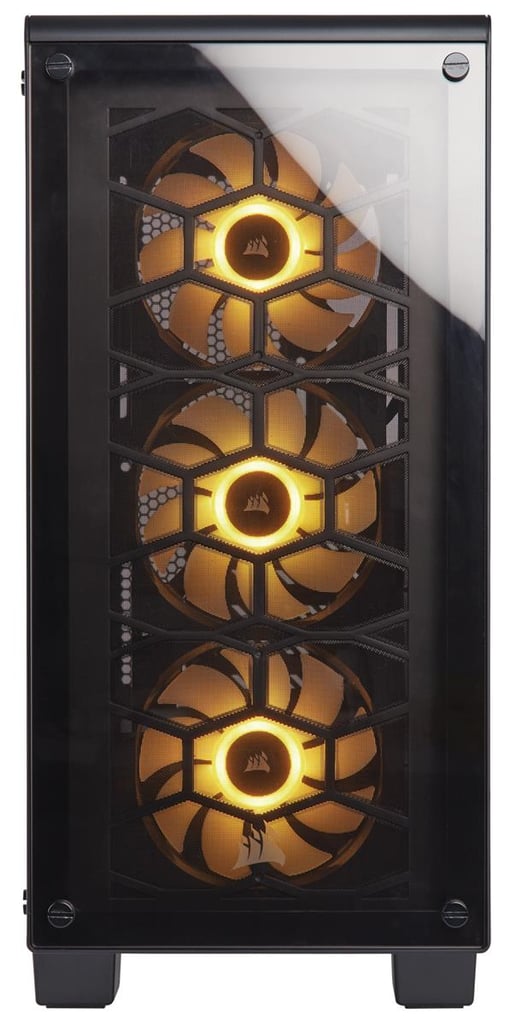 Corsair Crystal 460X RGB Mid Tower Gaming Case - Black 