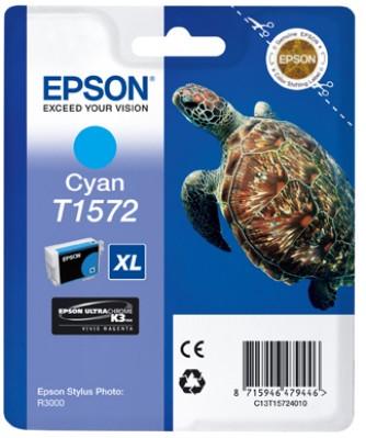 Epson Turtle T1572 (25.9ml) Ink Cartridge (Cyan)