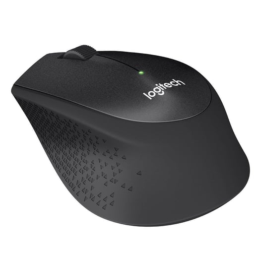 Logitech M330 Silent Plus Wireless Mice (Black) - Retail